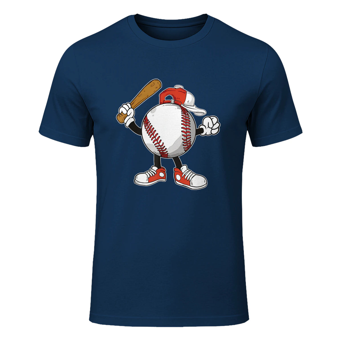 Baseball Boy T-Shirt in Navy - front view