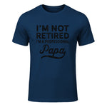 I'm Not Retired A Professional Papa in Navy - front view