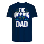Gamer Zocker Games Pc - Best Gaming Dad Ever T-Shirt in Navy - back view