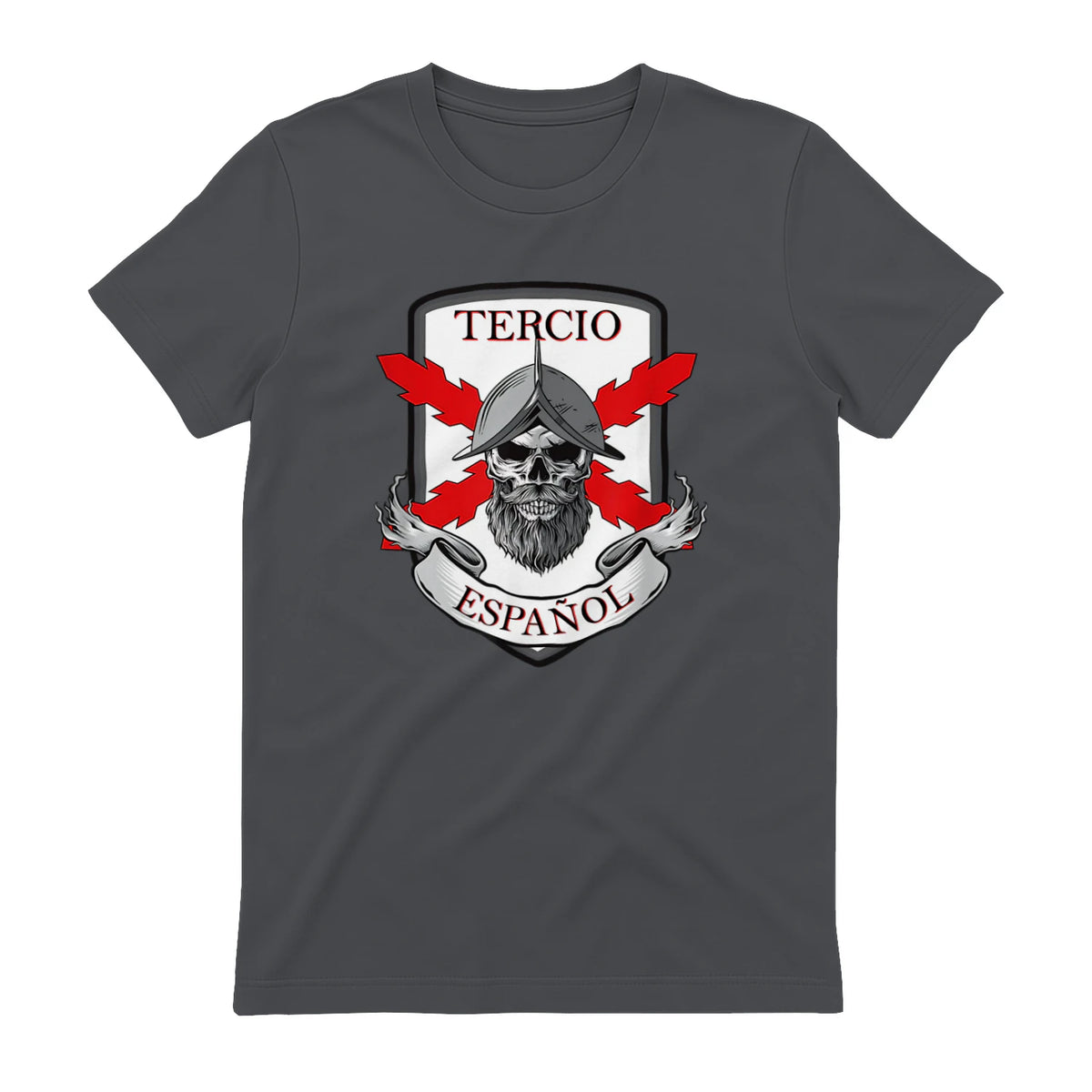 Tercero español. Soldado Calavera in Charcoal - back view