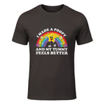 I Made A Poopy Funny Inappropriate Vacation Swap Adult T-Shirt in Dark Chocolate - front view