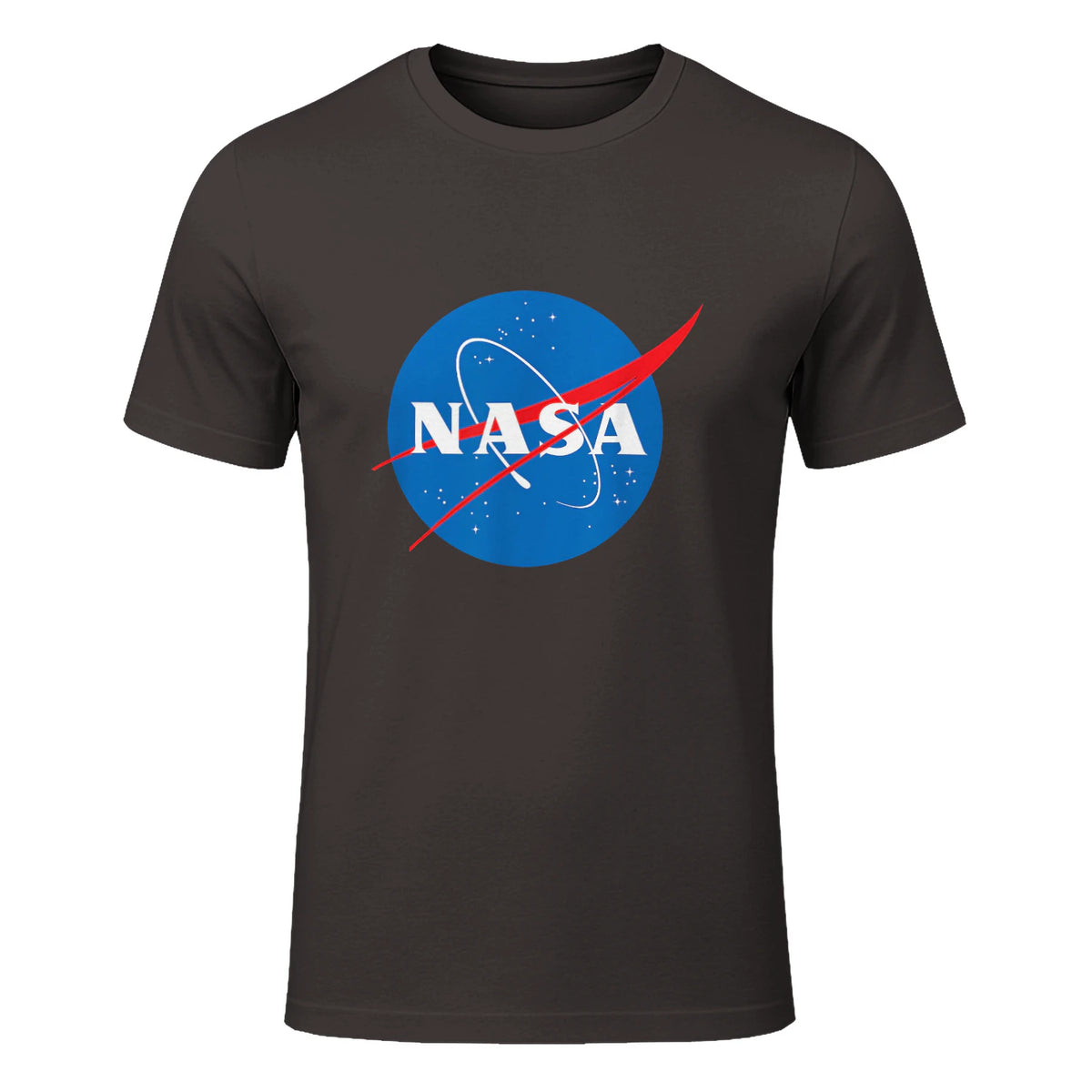 NASA Meatball Official Logo T-Shirt in Dark Chocolate - front view