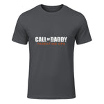 Gamer Dad Call of Daddy Call of Dad Parenting Ops in Charcoal - front view