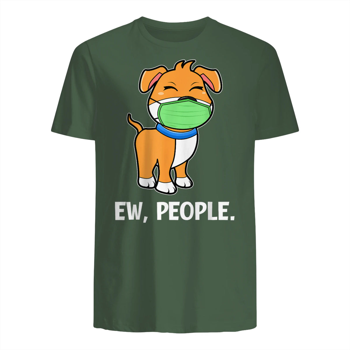 Beurre Personnes Maladie Symptômes Maladie Chien in Military Green - back view