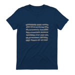 Everything Is Fine Trust Your Government Conspiracy Theory in Navy - back view