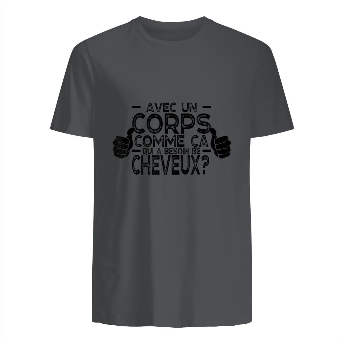 avec Un Corps comme ça, Qui a Besoin de Cheveux in Charcoal - back view