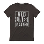Old Lives Matter Funny Birthday Party Gag Gift for Dad in Dark Chocolate - back view