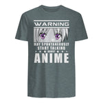 Warning May Spontaneously Start Talking About Anime in Dark Heather - back view