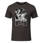 Dog Dad Rottweiler – Chiens Papa in Dark Chocolate - front view