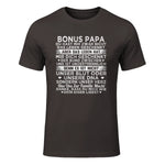 Bonus Papa du hast mir zwar nicht das leben geschenkt Spruch in Dark Chocolate - front view