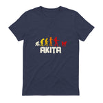 Akita Inu Evolution Chien Japon in Heather Navy - back view