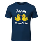 Citation Canard Enfant Humour Team Canards Coin-Coin in Navy - front view