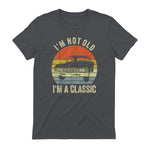 I'm Not Old Just Classic Funny Fathers Day Gift Dad T-Shirt in Charcoal - back view