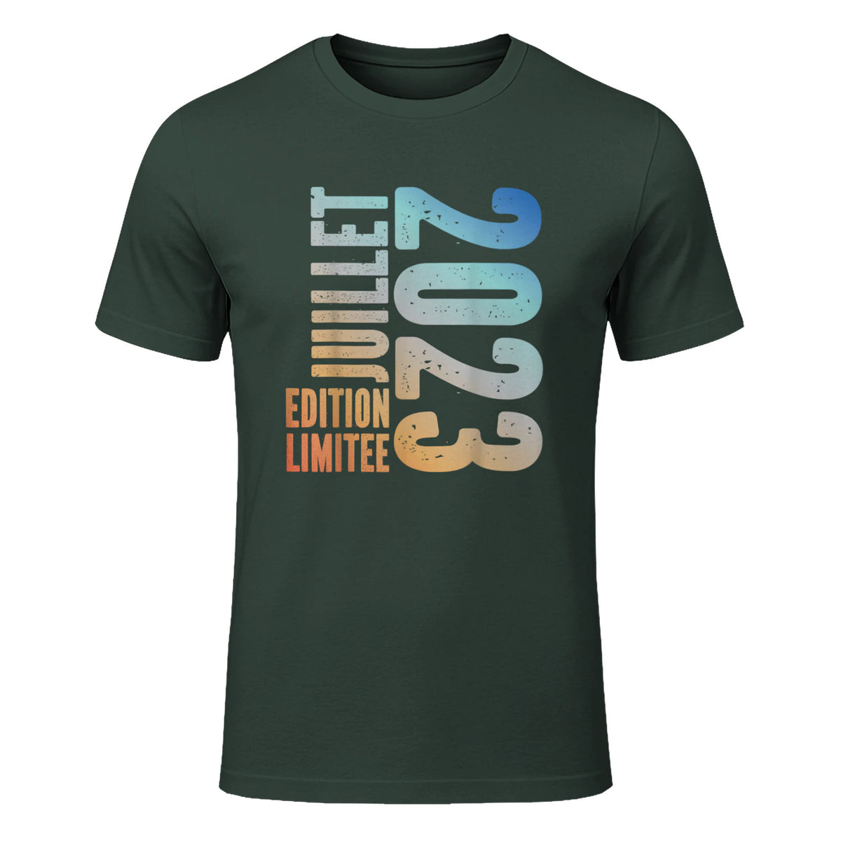 I Have Two Titles Dad And Grandad Funny Father's Day Gift Copy in Forest Green - front view