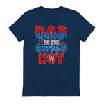 Birthday Boy Dad Spider Web T-Shirt in Navy - back view