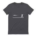 Baseball Apparel - Baseball T-Shirt in Charcoal - back view