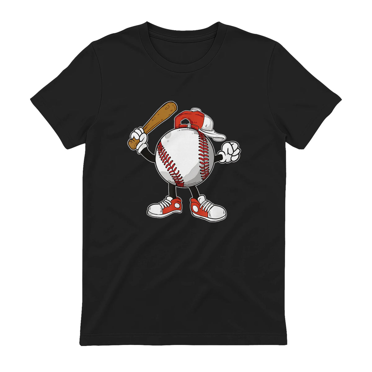 Baseball Boy T-Shirt in Black - back view