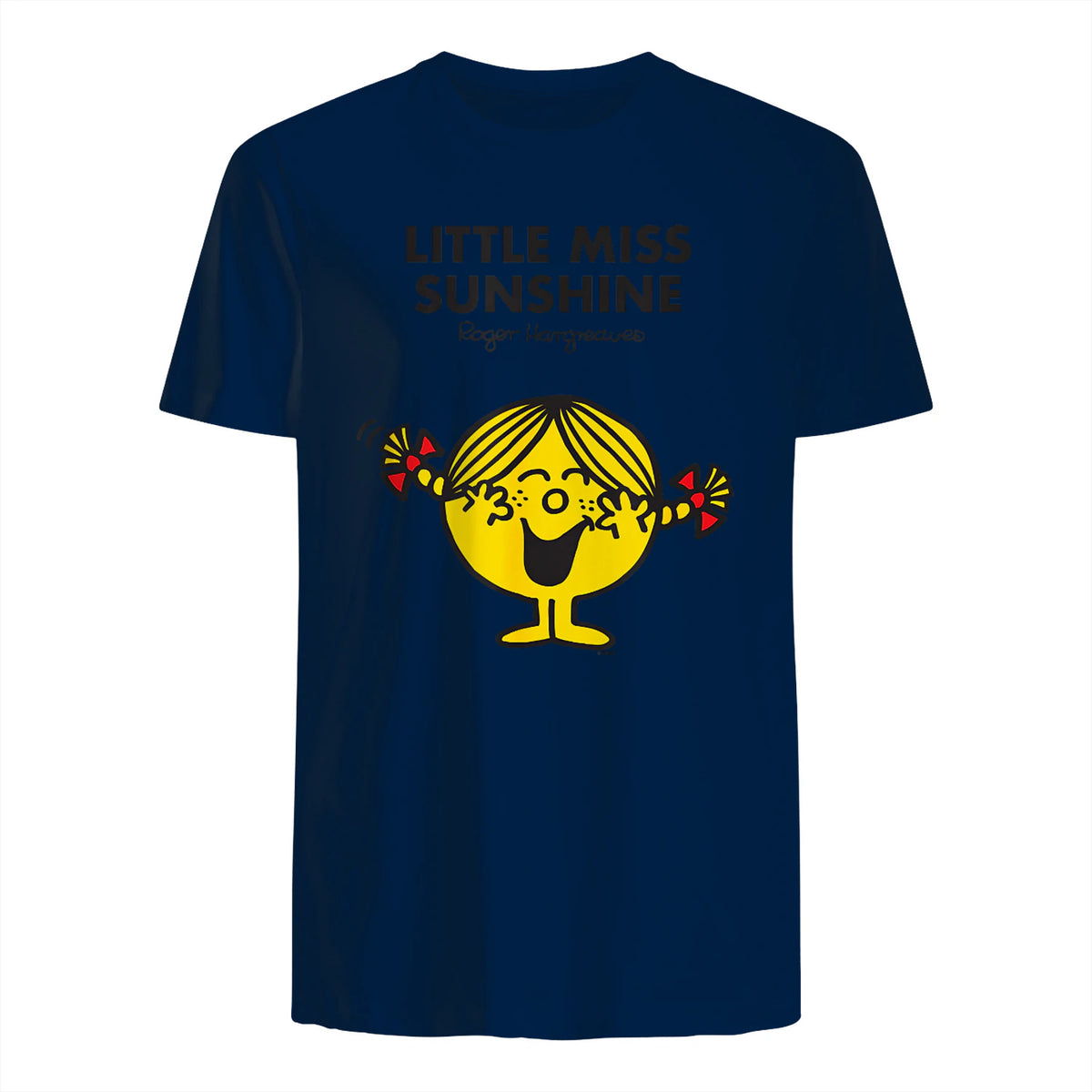 Mr. Men Little Miss Sunshine T-Shirt in Navy - back view