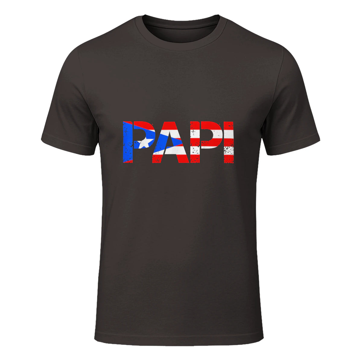 Puerto Rico Flag Father's Day Patriotic Puerto Rican Pride in Dark Chocolate - front view