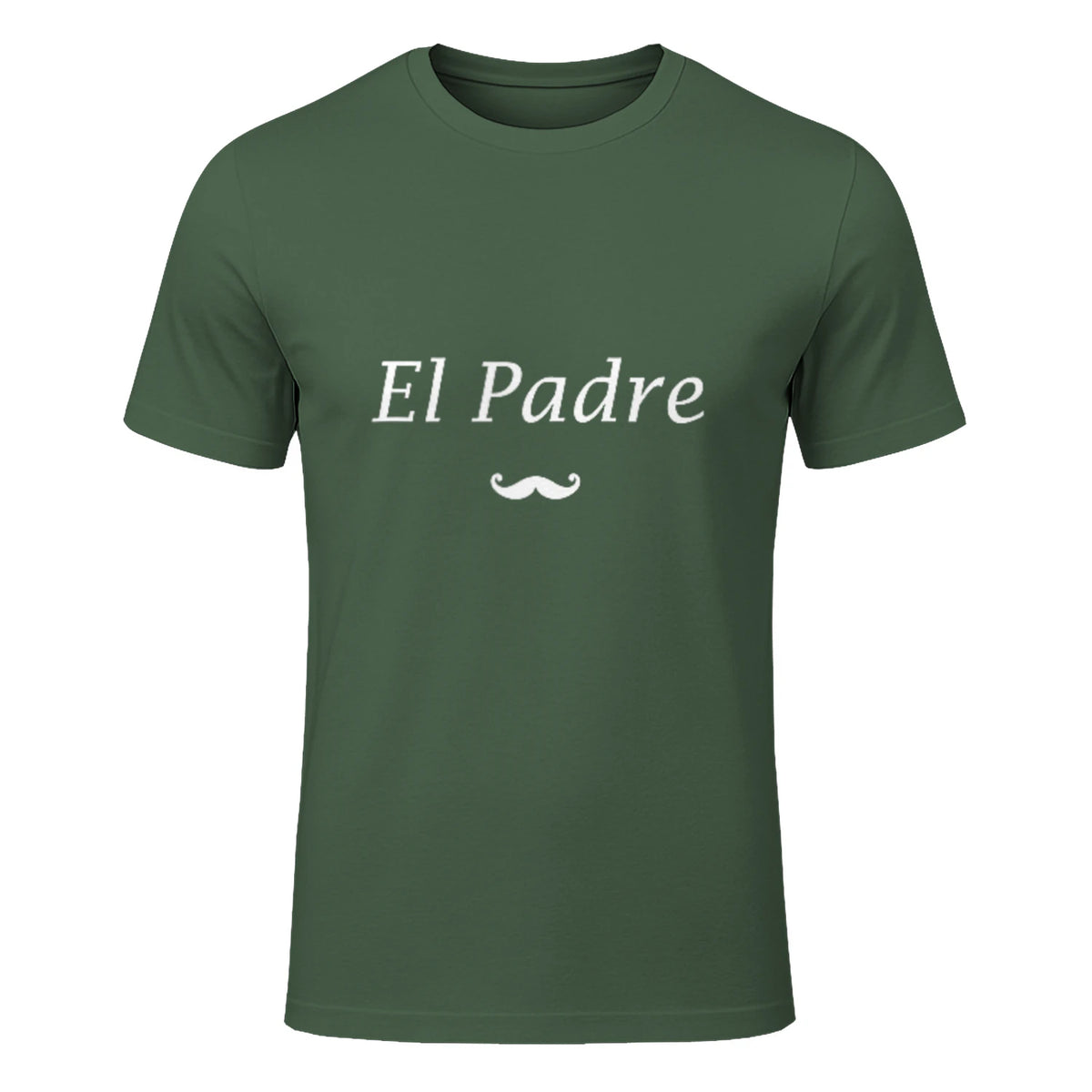 Amour Humour fête des père Super Papa EL Padre in Military Green - front view