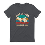 Best Cat Dad Ever - Meilleur chat papa jamais chat in Charcoal - back view