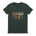 Cassette rétro Vintage 1985 en édition limitée Birthday 39 in Forest Green - back view