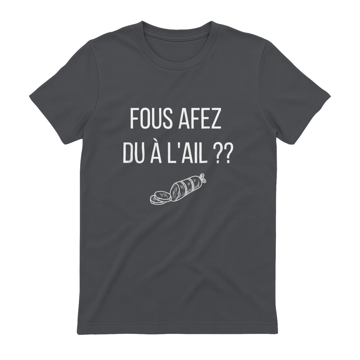 Fous afez du a l'ail in Charcoal - back view