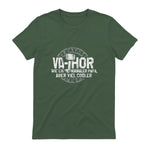 Vathor Vater Thor Cool Hammer Papa Fathor in Military Green - back view