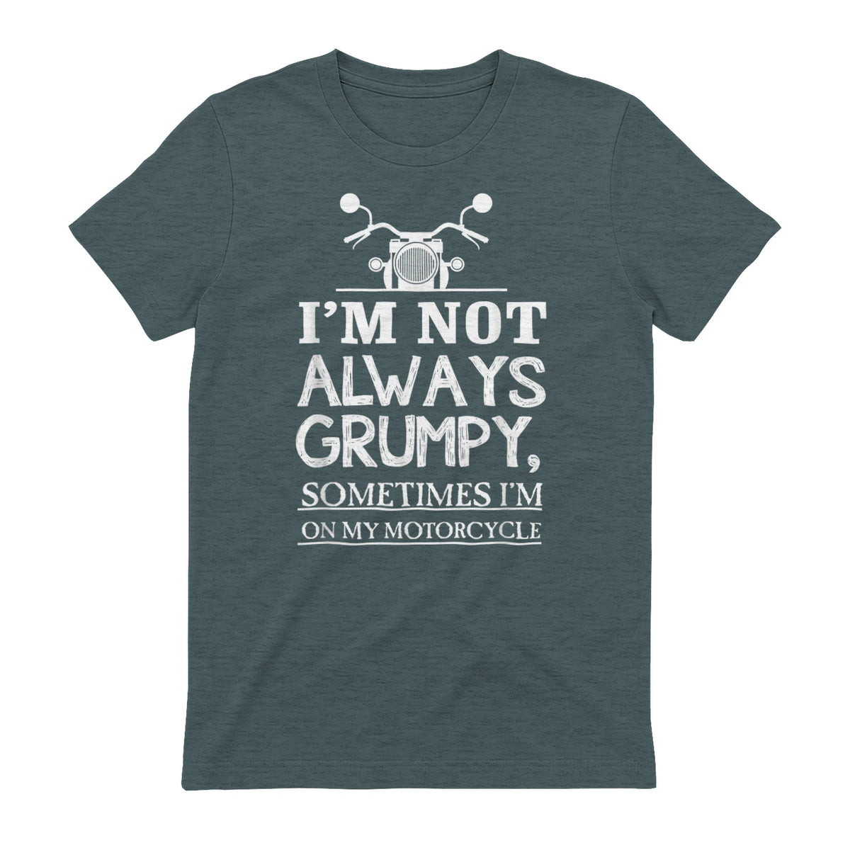 I'm not always grumpy, sometimes I'm on my in Dark Heather - back view