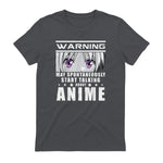 Warning May Spontaneously Start Talking About Anime in Charcoal - back view