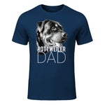 Dog Dad Rottweiler – Chiens Papa in Navy - front view