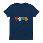 Gitarren-Auswahl-Gitarrist Retro Vintage für Gitarrenliebhaberinnen, Schwarz, S, Kurzarm, , Herren, Retro in Navy - back view