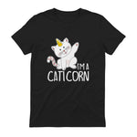 Chats Licorne I Chaton doux I Licorne I Chats in Black - back view