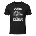 Papa & Sohn Beste Freunde Fürs Leben Vatertag Partnerlook in Black - front view