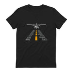 Avion RC Pilot Aéroport Piste Phonetic Alphabet Petit Avion in Black - back view