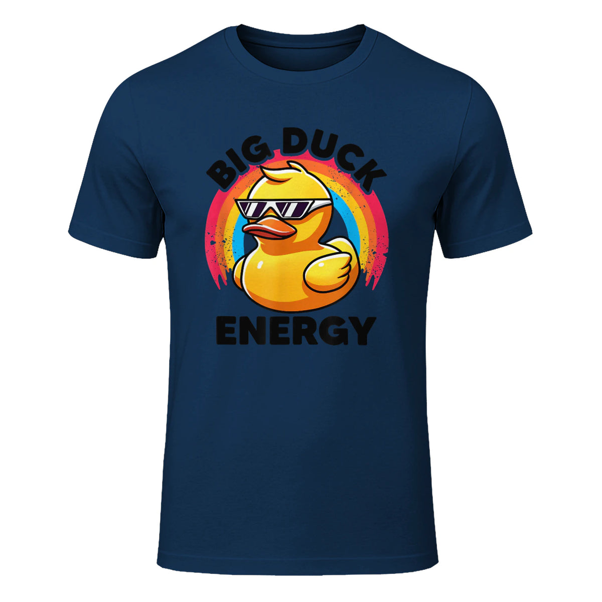 Big Duck Energy Duckie I Love Ducks Lovers Canard en caoutchouc in Navy - front view