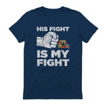 Autism Awareness for Parents of Autistic Kids T-Shirt in Navy - back view