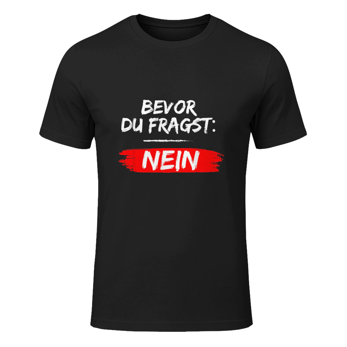 GIGATEMP Herren Männer Sprüche Lustig Witzig Schwarz Halbarm Klein EU XS Regulär Casual Funny Slogan Vat in Black - front view