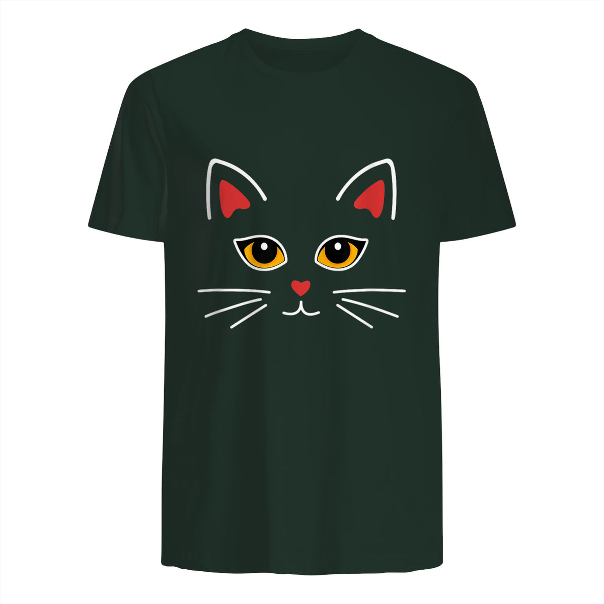 Costume de chat mignon amant de chat in Forest Green - back view