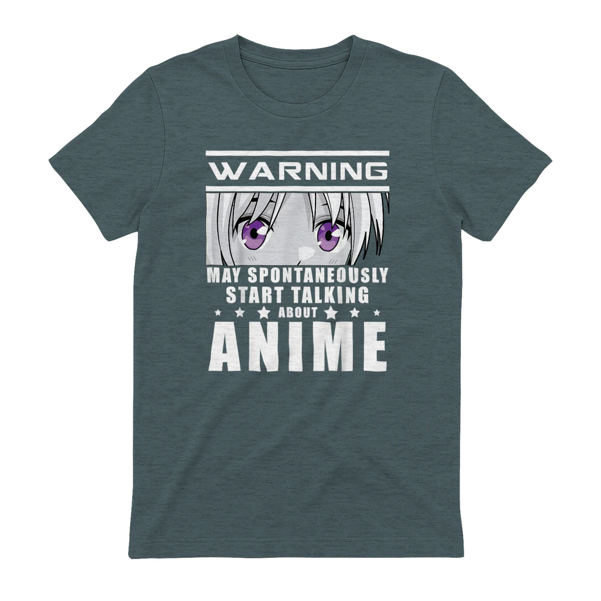 Warning May Spontaneously Start Talking About Anime in Dark Heather - back view