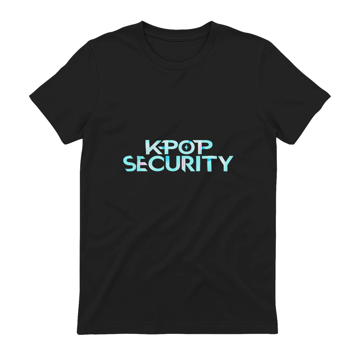 K-Pop Security Concert Staff T-Shirt in Black - back view