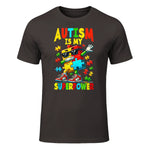 Puzzle Autism Awareness Autistic Support in Dark Chocolate - front view