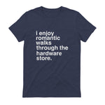 Funny Dad Handyman Hardware Store Tools Gift in Heather Navy - back view