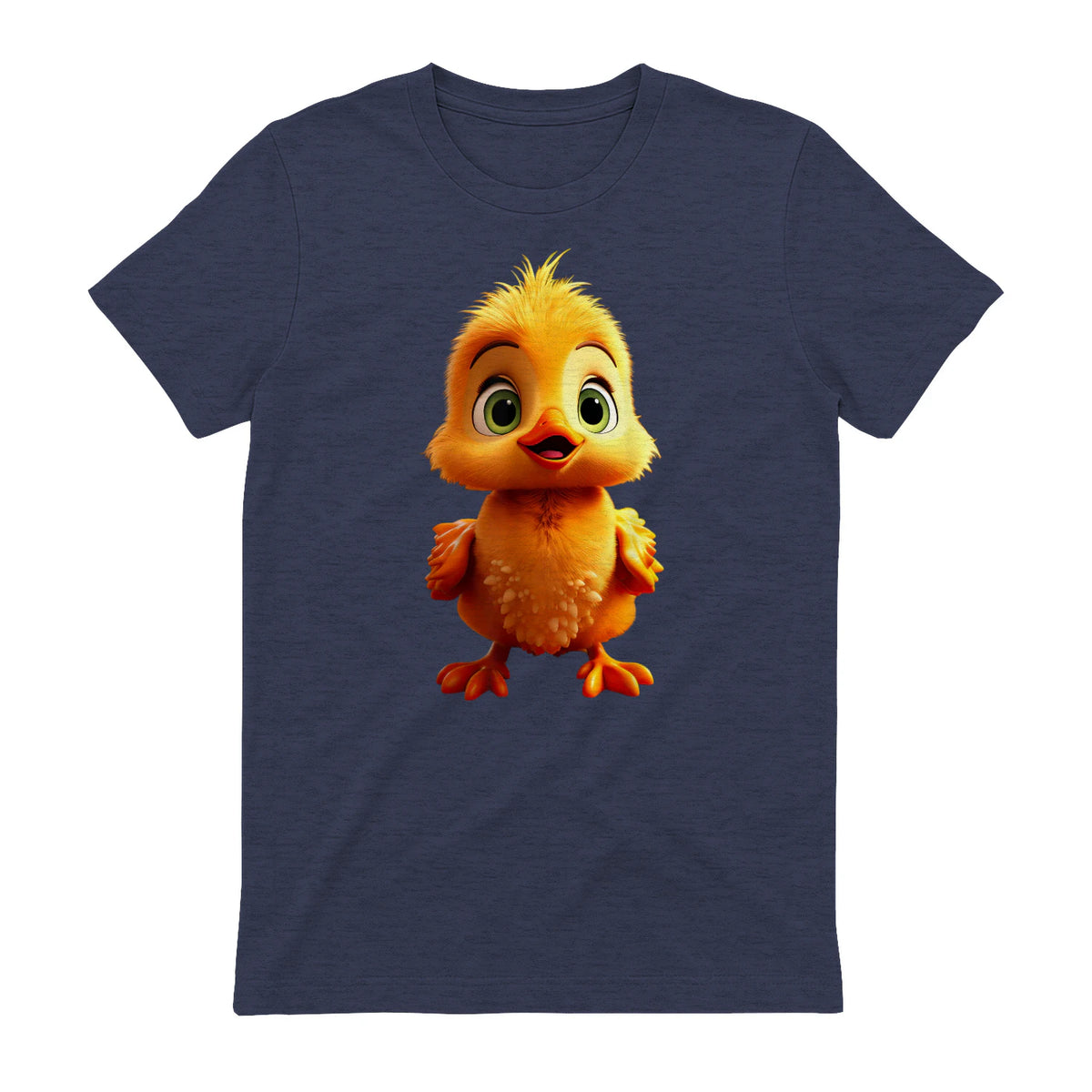 Canard Bébé Canard Mignon Poussins Canetons Petits Canards in Heather Navy - back view