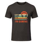 Funny Gamer Gift Headset Can't Hear You I'm Gaming in Dark Chocolate - front view