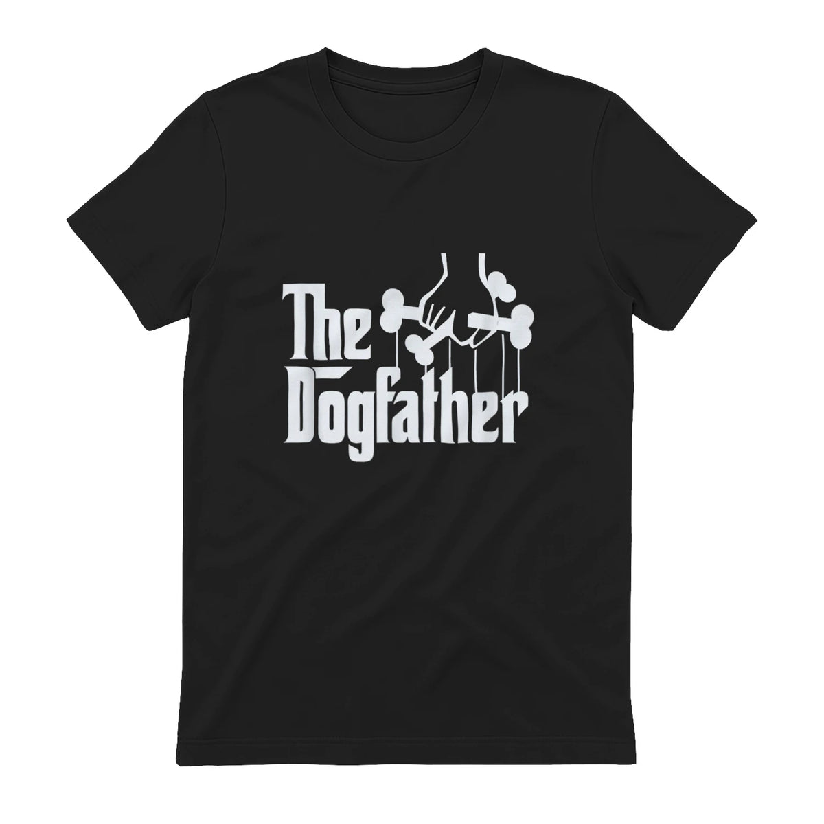 The Dogfather Dog Dad Dog Lover in Black - back view