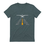 Avion RC Pilot Aéroport Piste Phonetic Alphabet Petit Avion in Dark Heather - back view