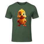 Canard Bébé Canard Mignon Poussins Canetons Petits Canards in Military Green - front view