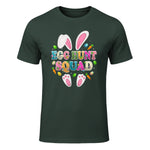 Egg Hunt Squad Bunny Happy Easter Day in Forest Green - front view