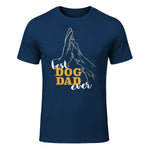 Best Dog Dad Ever Le meilleur papa chien du monde - Chiens in Navy - front view